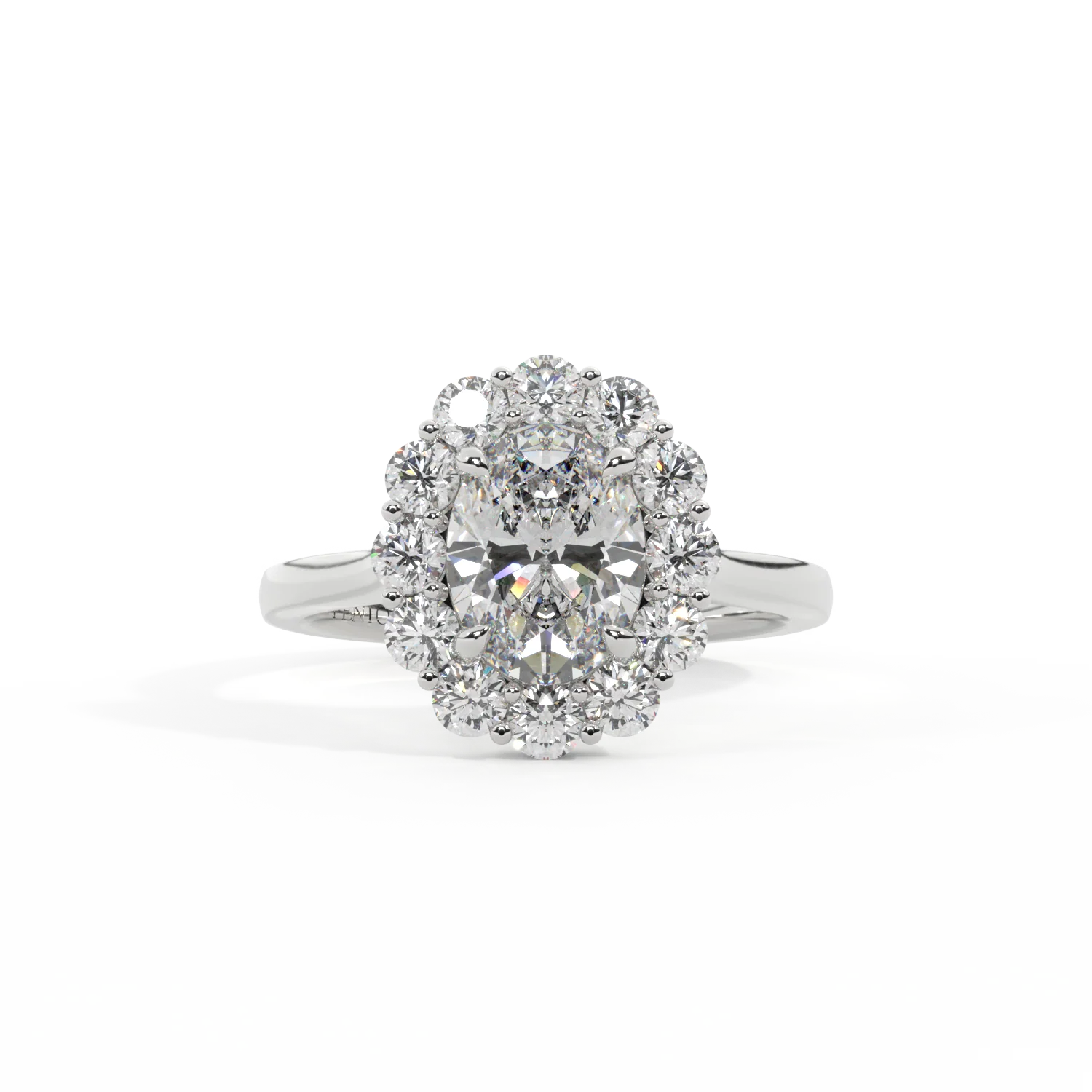 Naturally Mined Diamond Mayfair Platinum Ring (GIA 6501248634)